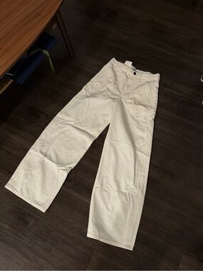 Citizens Of Humanity White Straight-Leg Jeans